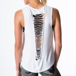 CARBON38  PEARL TANK-White S